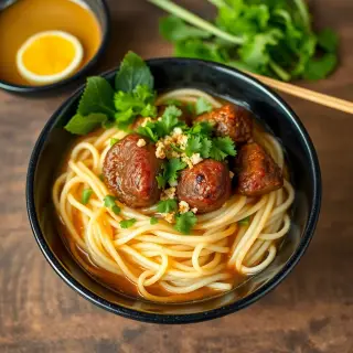 8. Beef Ball Noodle
